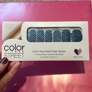 Brand new, sealed Color Street nail polish strips Atlantis retired set